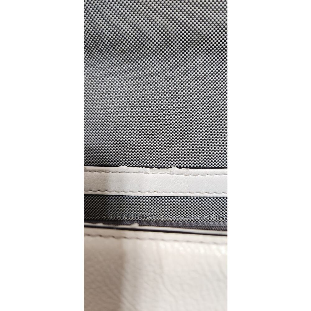 FOSSIL Wiley Bag Crossbody Purse Suede Colorblock Leather Buckle w Key EUC - Picture 10 of 11